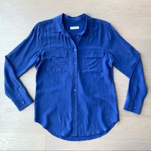 NWOT EQUIPMENT Signature Silk Shirt | Small 💙